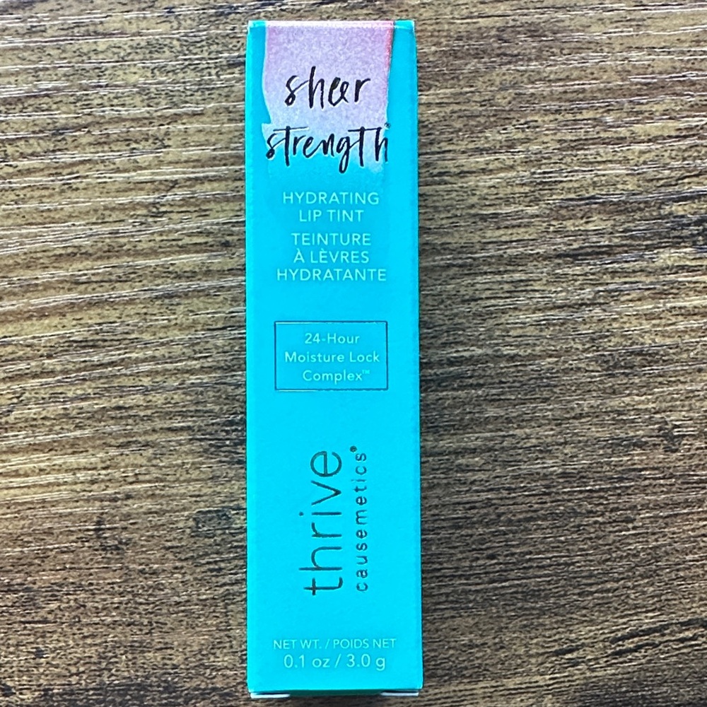 NEW Thrive Causemetics Sheer Strength Lip Tint 
JENNIFER rose shimmer